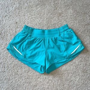 Lululemon Hotty Hot Shorts Eucalyptus